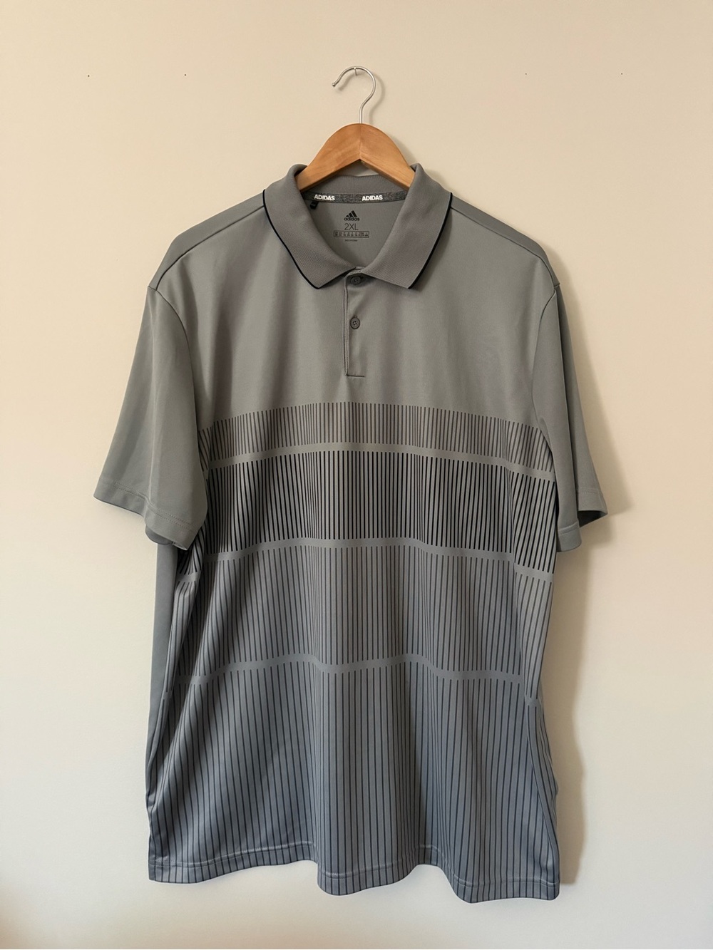 Adidas Men’s Grey Golf Polo